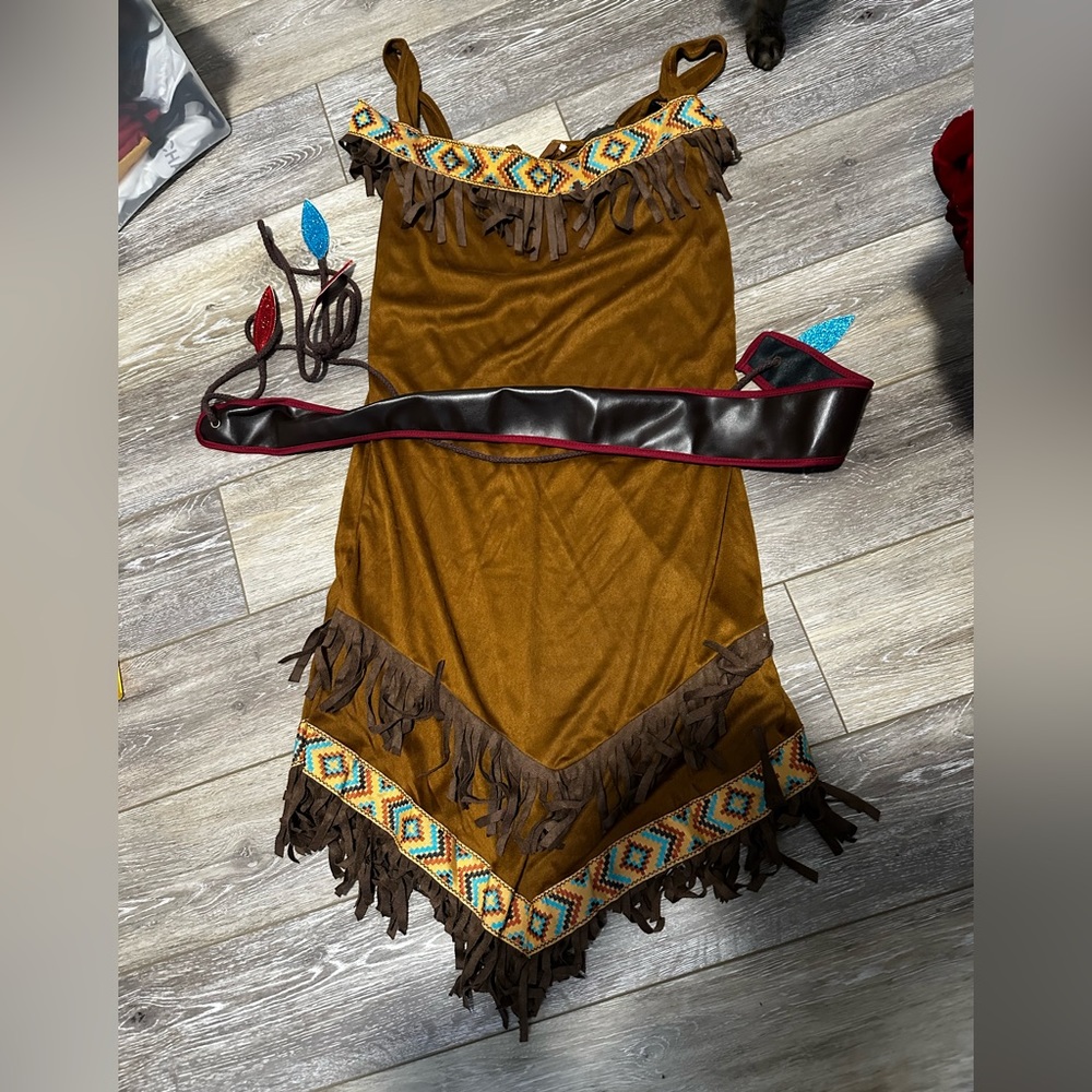 Native American adult Halloween costume.